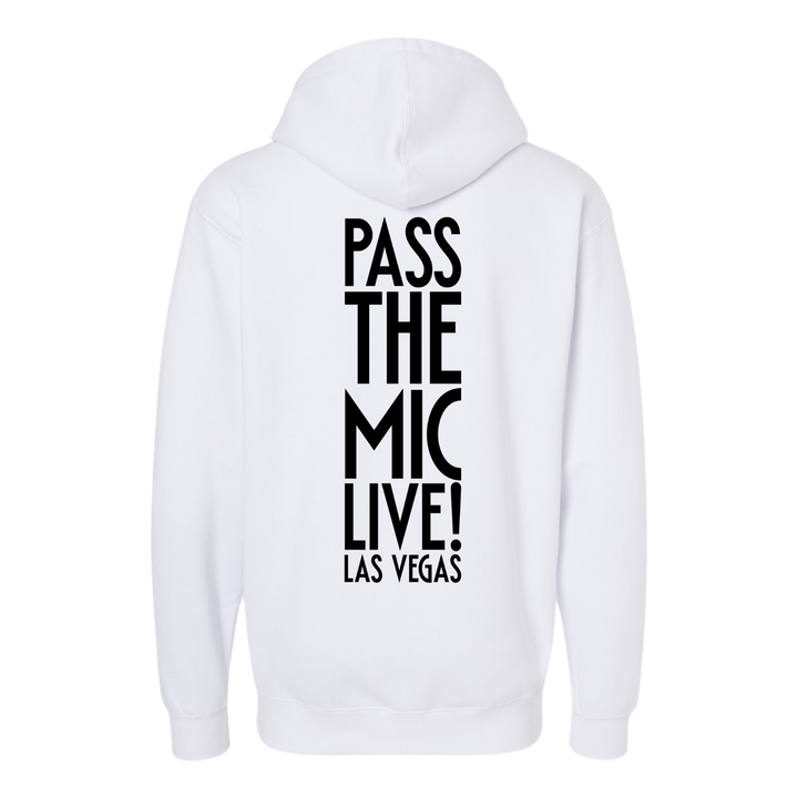 Pass The Mic Live! Las Vegas White Dice Hoodie